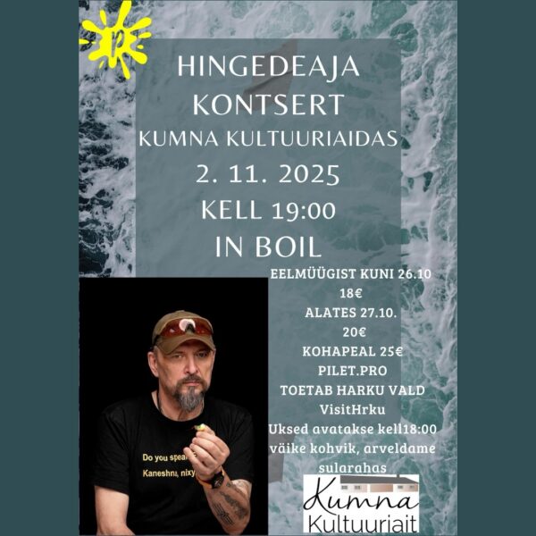 Hingedeaja kontsert Kumna kultuuriaidas. Esineb InBoil.