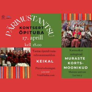 Pärimustantsu kontsert õpituba Murastes